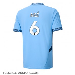 Manchester City Nathan Ake #6 Replik Heimtrikot 2024-25 Kurzarm